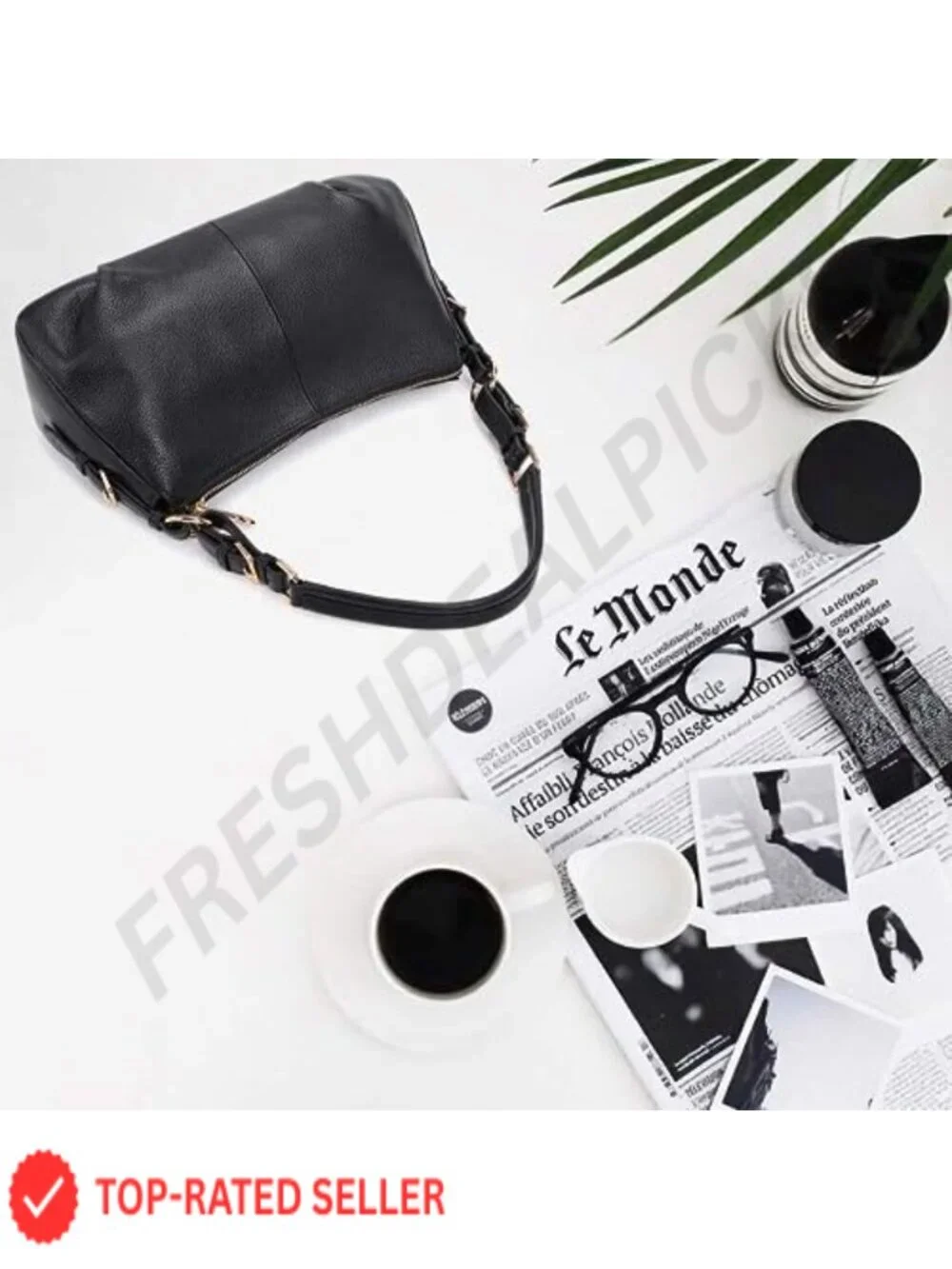 Genuine Leather Hobo Bag Adjustable Strap Shoulder Tote Purse